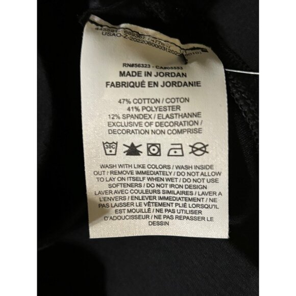 Nike Women's Tight Fit High Rise 8" Length Shorts SZ‎ XS Cotton/Polyester Black - Picture 8 of 8